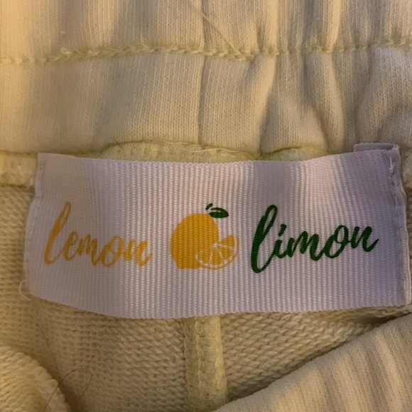 Lemon Ve Limon Pastell Sweatpants Yellow Size L - Picture 6 of 9